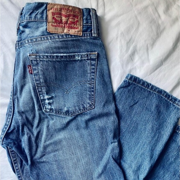 Levi’s Blue Denim Jeans size 32/30 - Picture 3 of 3